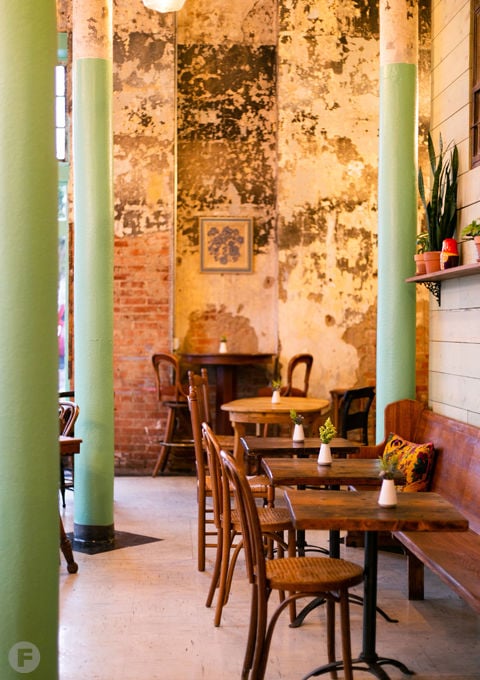 Seven Swan Crêperie Interior